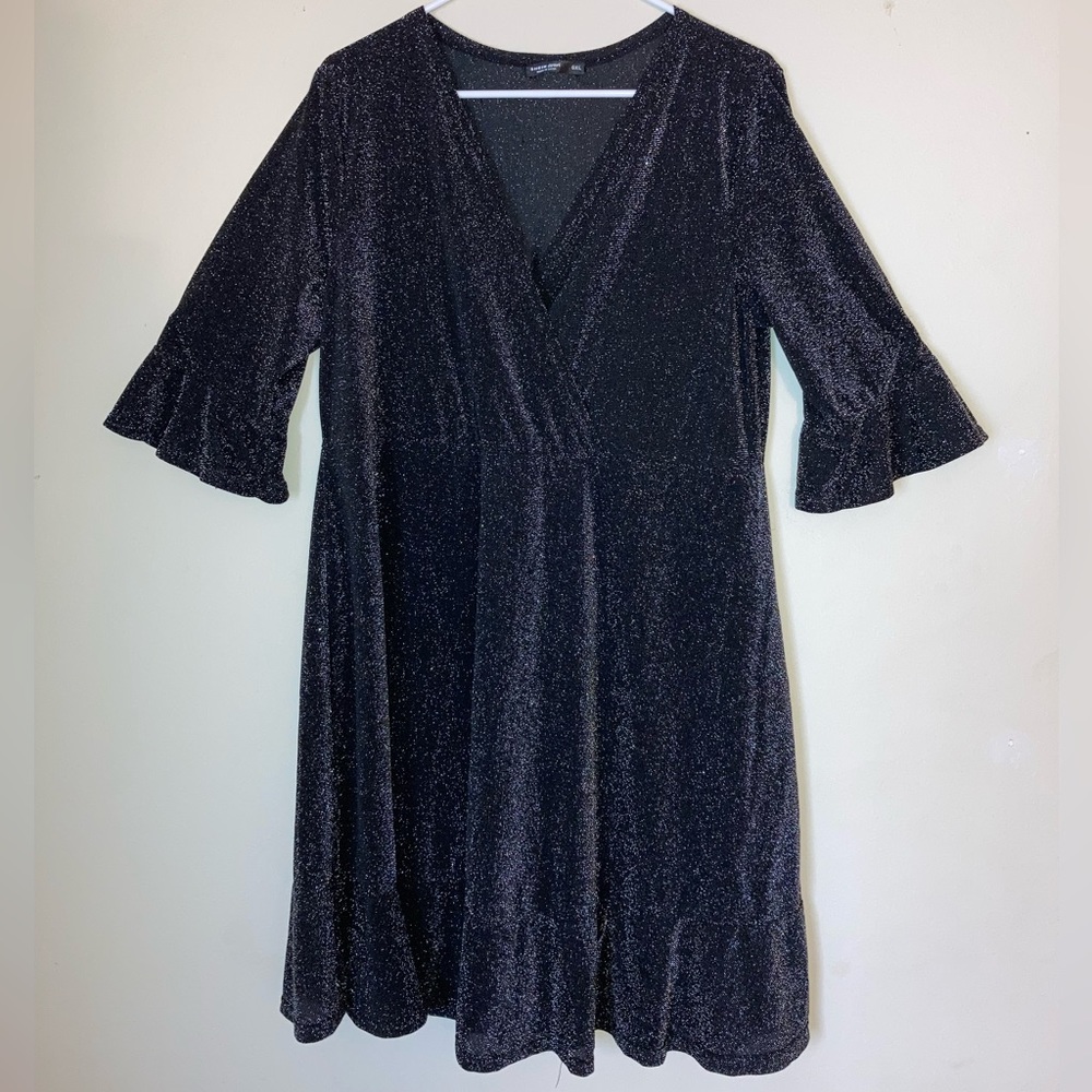 SHEIN Black Sparkly Dress
